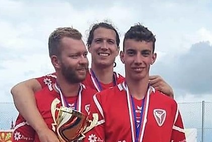 Stříbrní Tmáš Bíbr, Jan Vanke a Lukáš Tolar na "bedně"